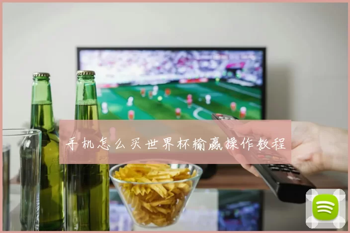 手机怎么买世界杯输赢操作教程