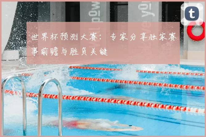 世界杯预测大赛：专家分享独家赛事前瞻与胜负关键