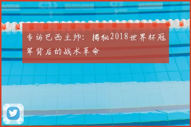 专访巴西主帅:揭秘2018世界杯冠军背后的战术革命